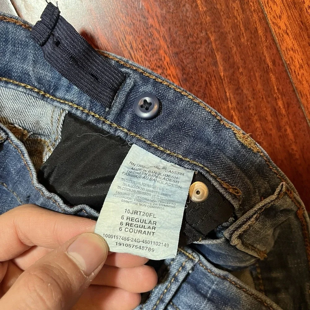 Wrangler Jeans Boys Youth 6 Regular (22x20) Blue Retro Relaxed Bootcut Cowboy